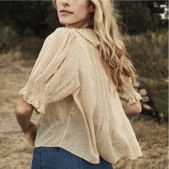 Doen Henri Blouse in Frances Floral sz S - Picture 2 of 12